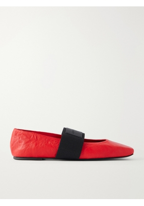 Givenchy - Leather Ballerina Flats - Red - IT36,IT36.5,IT37,IT37.5,IT38,IT38.5,IT39,IT39.5,IT40,IT40.5,IT41