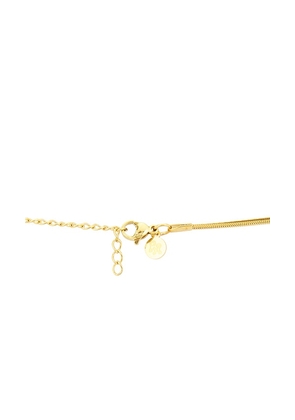 petit moments Initial Pendant Necklace in Metallic Gold. Size A. Also in B, C, D, E, F, G, H, J, K, L, M, N, P, R, S, T.