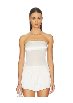 superdown Ryliana Strapless Top in Ivory. Size L. Also in XS, XXS, S, M, XL.