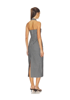 Posse Chiara Dress in White,Black. Size L. Also in XS, S.