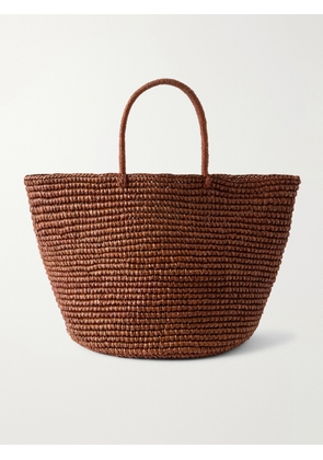 SENSI STUDIO - Large Straw Tote - Brown - One size