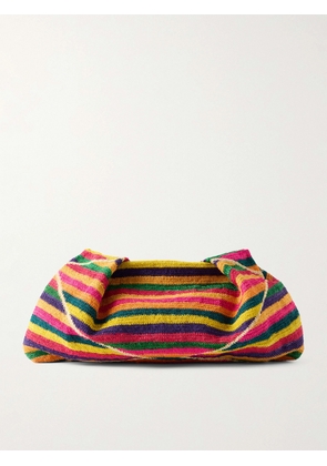 SENSI STUDIO - Medium Two-tone Sisal Clutch - Multi - One size