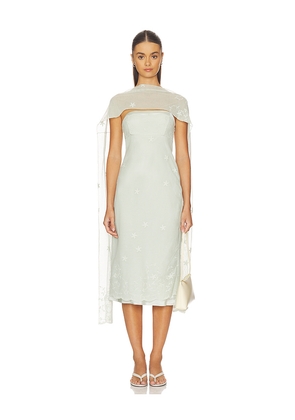 Posse Cove Strapless Dress in Sage. Size M. Also in S, XS, XXS.