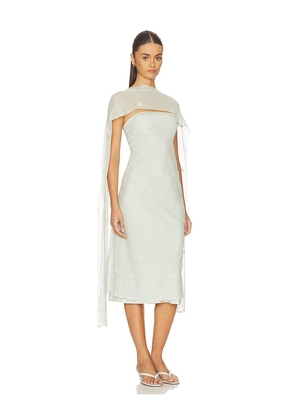 Posse Cove Strapless Dress in Sage. Size M. Also in S, XS, XXS.