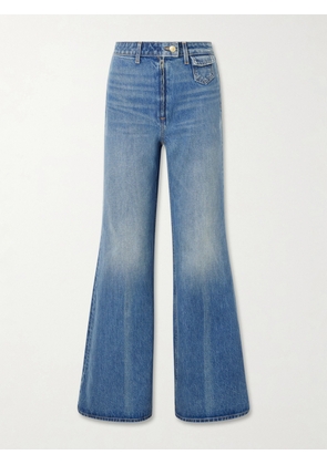 Ulla Johnson - Odelia High-rise Flared Jeans - Blue - 24,25,26,27,28,29,30,31