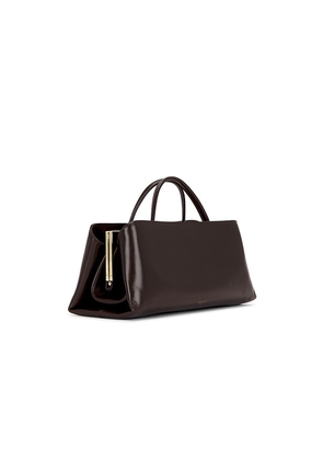 VERAFIED Clutch Shoulder Bag in Chocolate.