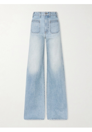 KHAITE - Delmonico High-rise Wide-leg Jeans - Blue - 24,25,26,27,28,29,30,31,32