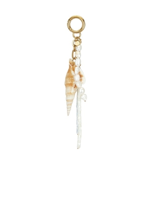 petit moments Sunkissed Keychain in Metallic Gold.