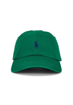 Polo Ralph Lauren Twill Classic Sport Cap Hat in Green.