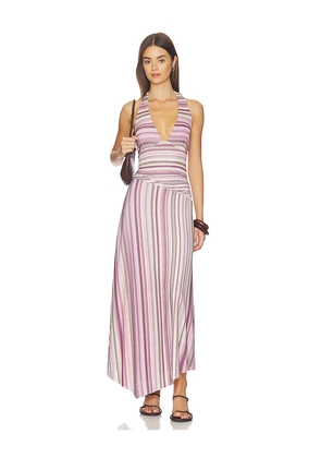 SOVERE Sarina Dress in Mauve. Size L. Also in M, S, XL, XS.