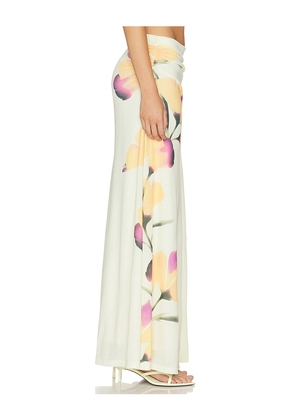 SOVERE Akanni Skirt in Lemon. Size L. Also in XS, S, M, XL.