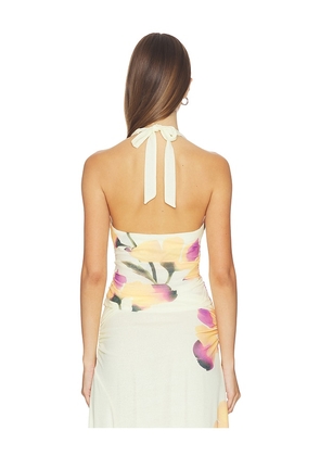 SOVERE Akanni Top in Lemon. Size L. Also in XS, S, M, XL.