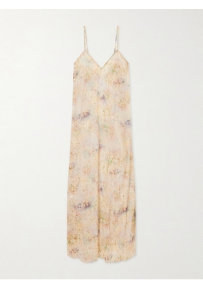 Anna Sui - Oasis Blossoms Slip Dress - Neutrals - P,S,M