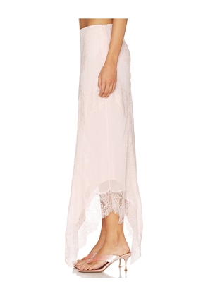 Tularosa Marisa Maxi Skirt in Blush. Size L. Also in XS, S.