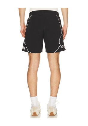 Rhude Moonlight Pista Shorts in Black. Size L. Also in M, XL/1X, XXL/2X.