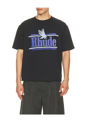 Rhude Rossa Tee in Black. Size L. Also in M, S, XL/1X, XXL/2X.