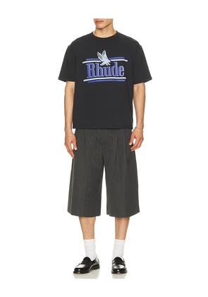 Rhude Rossa Tee in Black. Size L. Also in XL/1X, XXL/2X.