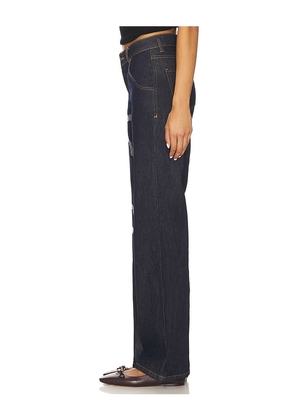 Understated Leather Party Horse Jean in Blue. Size 24. Also in 25.