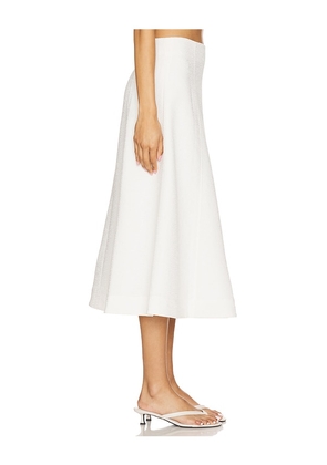 Veronica Beard Fellini Skirt in White. Size 2. Also in 12.