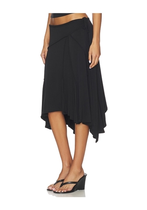 With Jean Sharni Skirt in Black. Size M. Also in S, XXS, XS, L, XL.