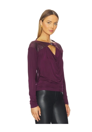 Versace Jeans Couture Top in Purple. Size M. Also in S.