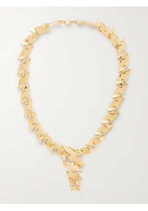 KHAITE - Leaf Gold-plated Necklace - One size