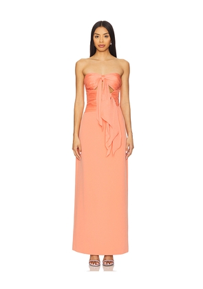 AMUR Diana Gown in Coral. Size 10. Also in 8.