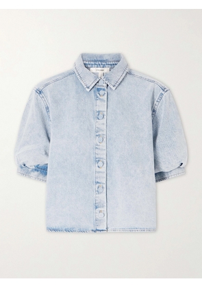 FRAME - Recycled Denim Shirt - Blue - x small,small,medium,large,x large