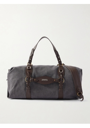 Isabel Marant - Tilpa Leather-trimmed Weekend Bag - Black - One size
