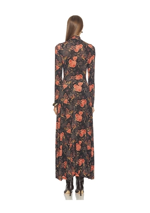 Ulla Johnson Koa Jersey Turtleneck Dress in Black. Size M. Also in XS, L, XL.