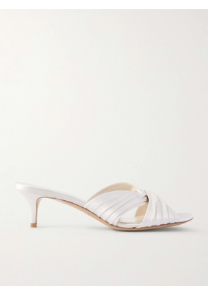 Le Monde Béryl - Antonia Satin Mules - Neutrals - IT35,IT35.5,IT36,IT36.5,IT37,IT37.5,IT38,IT38.5,IT39,IT39.5,IT40,IT40.5,IT41,IT41.5,IT42