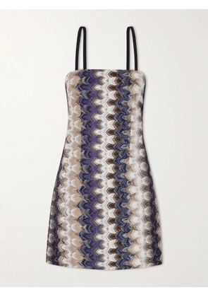 Missoni - Crochet- Knit Mini Dress - Brown - IT36,IT38,IT40,IT42,IT44,IT46,IT48