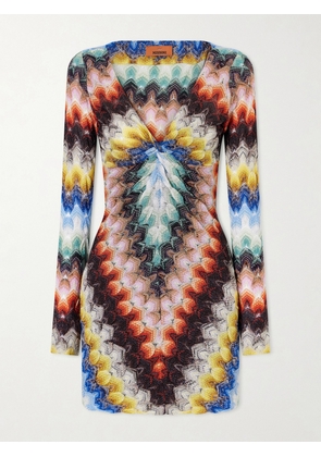 Missoni - Metallic Crochet-knit Mini Dress - Black - IT38,IT40,IT42,IT44,IT46,IT48