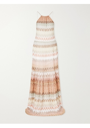 Missoni - Striped Metallic Crochet-knit Maxi Dress - Multi - IT38,IT40,IT42,IT44,IT46,IT48