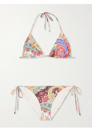 Etro - Paisley-print Bikini - Multi - x small,small,medium,large,x large