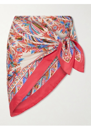 Etro - Norma Paisley-print Silk-twill Scarf - Multi - One size