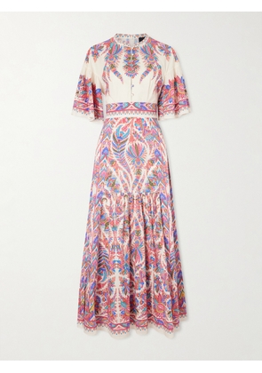 Etro - Printed Cotton-poplin Maxi Dress - Multi - IT36,IT38,IT40,IT42,IT44,IT46,IT48,IT50