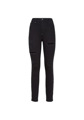 Philipp Plein distressed skinny jeans - Black