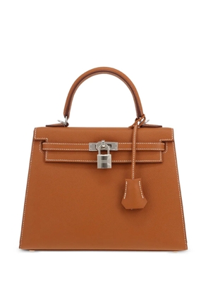 Hermès Pre-Owned 2025 25 Kelly two-way leather handbag - Brown