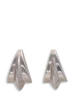 Vintage triangle earrings - Silver