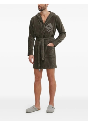CR7 CRISTIANO RONALDO hooded belted robe - Green