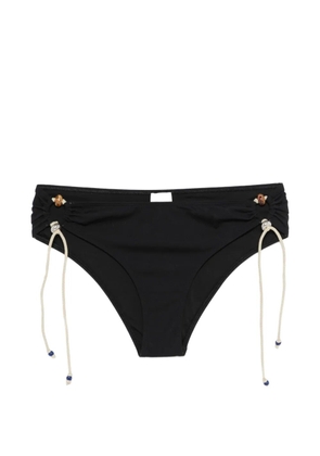 ISABEL MARANT Alvina beaded bikini bottoms - Black