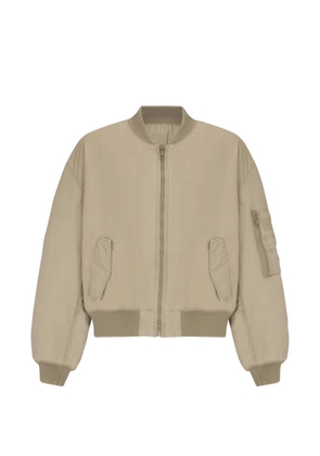 Balmain patch pocket bomber jacket - Neutrals