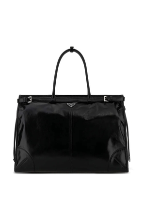 Prada leather shoulder bag - Black