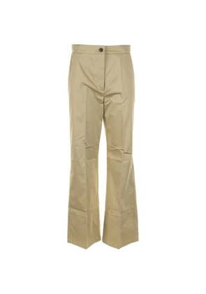 Marella wide-leg trousers - Neutrals