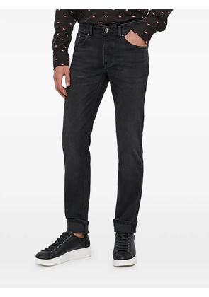 Karl Lagerfeld logo patch denim - Grey
