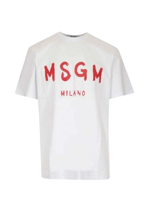 MSGM milano graphic T-shirt - White