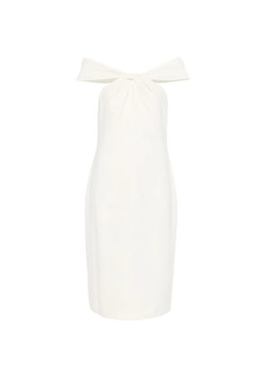 Lauren Ralph Lauren twist shoulder midi dress - Neutrals