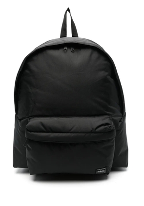 Black Comme Des Garçons logo-tag backpack