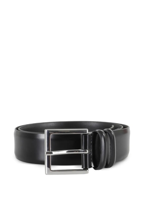 Orciani square-buckle leather belt - Black